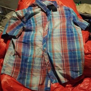 Original Penguin mens XL button down ss shirt